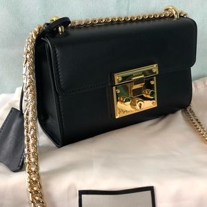 Authentic Gucci Padlock Gold Trim. PRISTINE 10/10.